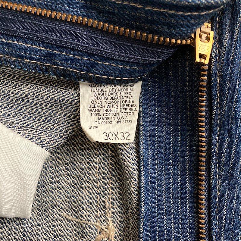 90's Lee 560-3143 Dead Stock Striped Denim Pants MADE IN USA 90