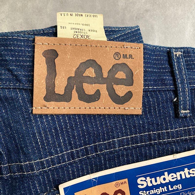90's Lee 560-3143 Dead Stock Striped Denim Pants MADE IN USA 90