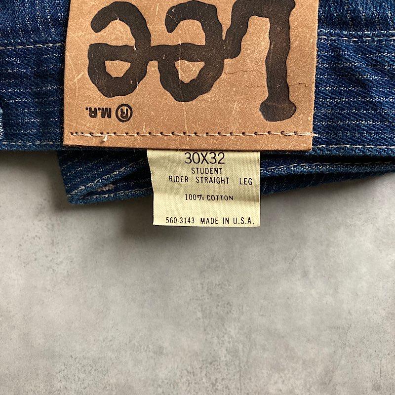 90's Lee 560-3143 Dead Stock Striped Denim Pants MADE IN USA 90