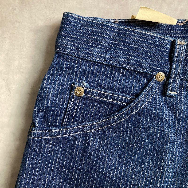 90's Lee 560-3143 Dead Stock Striped Denim Pants MADE IN USA 90