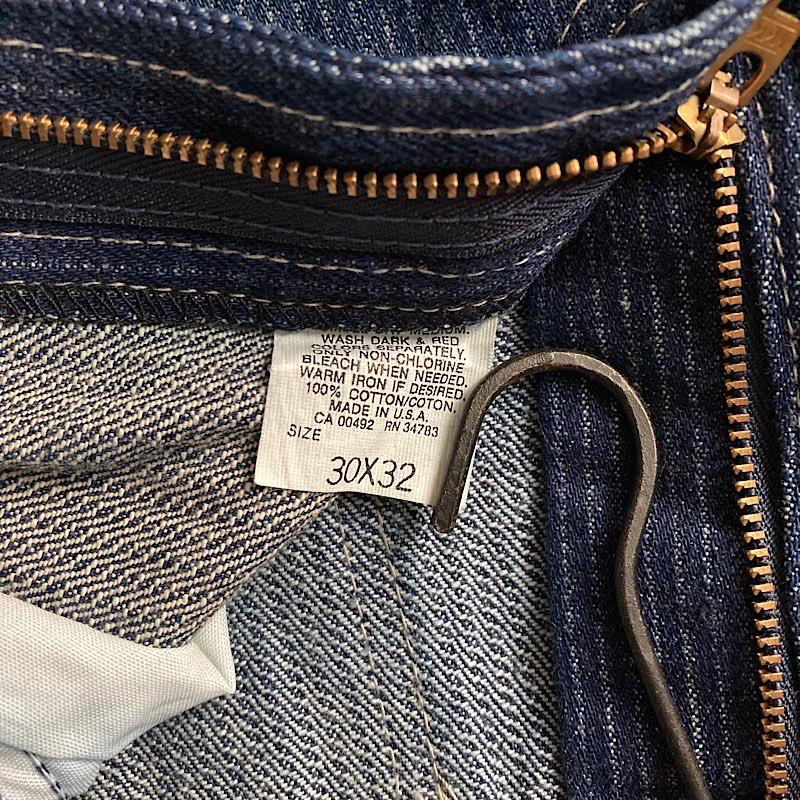 90's Lee 560-3143 Dead Stock Striped Denim Pants MADE IN USA 90