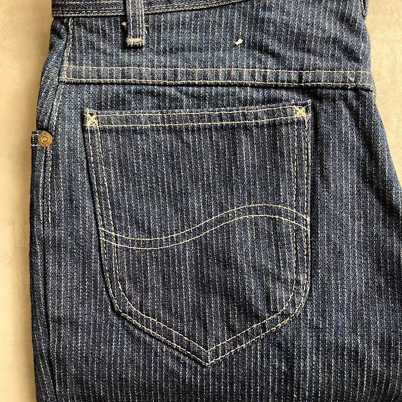 90's Lee 560-3143 Dead Stock Striped Denim Pants MADE IN USA 90