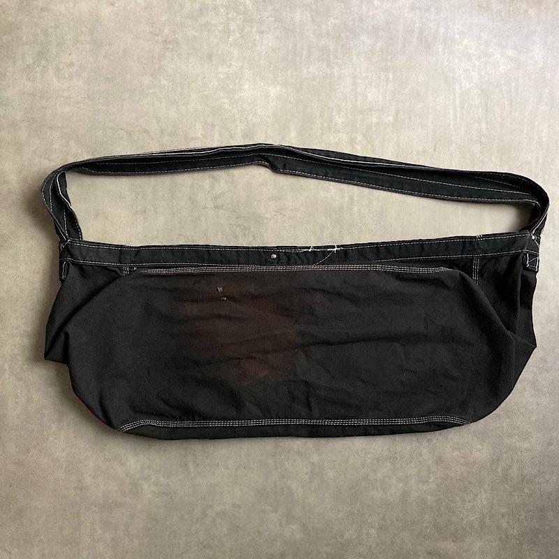 60's SOLID BLACK News Paper Bag 60年代 無地ブラック ニュース