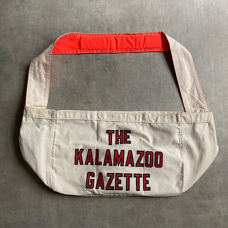 60's THE KALAMA ZOO GAZETTE News Paper Bag 60年代 カラマズー