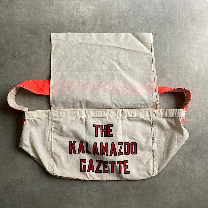 60's THE KALAMA ZOO GAZETTE News Paper Bag 60年代 カラマズー
