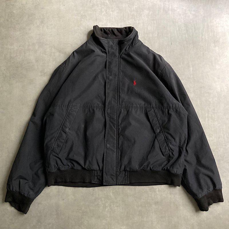 ポロバイラルフローレン スイングトップ ブラック 赤刺繍ポニー XL POLO RALPH LAUREN（ポロ・ラルフローレン） Polo by Ralph Lauren