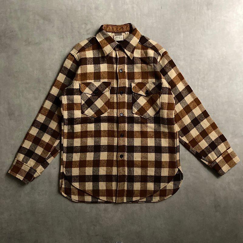 70's L.L.Bean Wool check shirt 70年代 エルエルビーン ウール