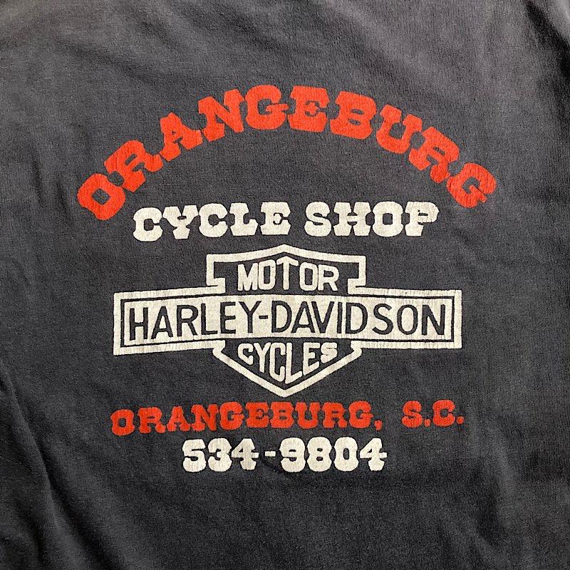 80's HARLEY-DAVIDSON JACK DANIELS L/S T-Shirts Made in USA M 80