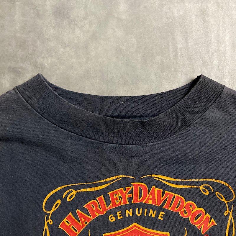 80's HARLEY-DAVIDSON JACK DANIELS L/S T-Shirts Made in USA M 80