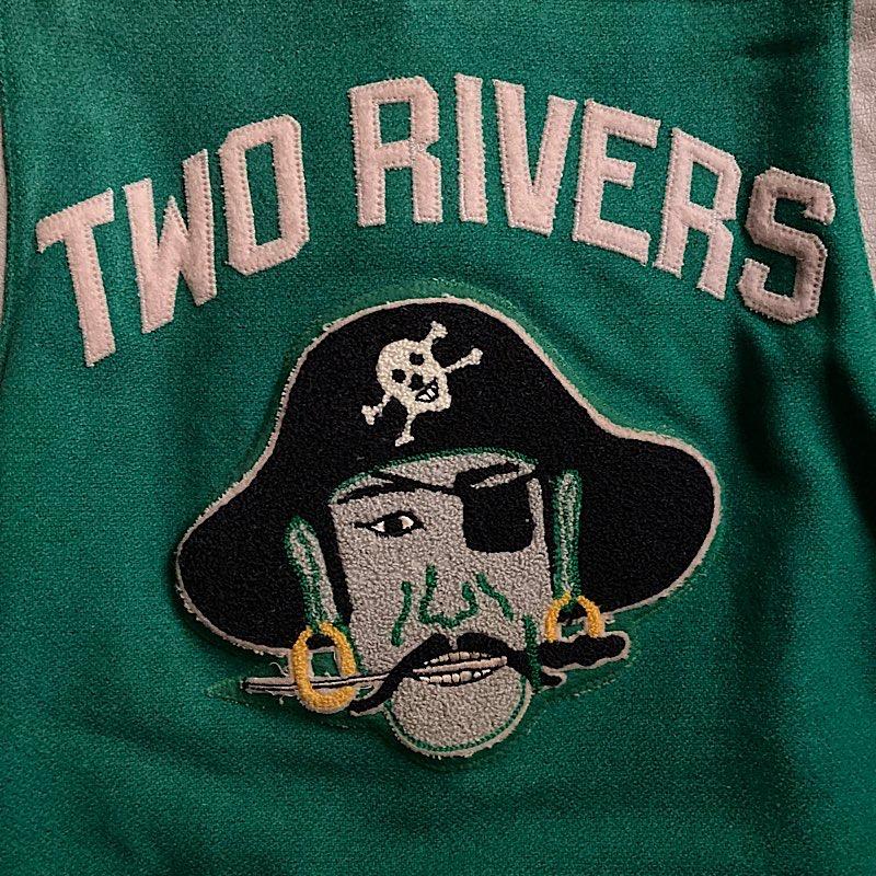 60's TIMBERLINE Pirates Varsity Jacket 34 60年代 ティンバーライン