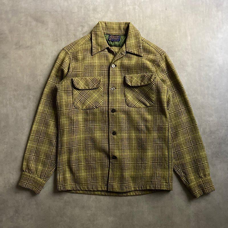 【60'sヴィンテージ 】ペンドルトン PENDLETON ボードシャツ 60's PENDLETON Wool Check Board Shirt Made in USA 60年代 ペン