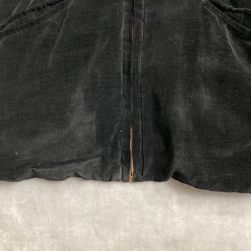 50's JAPAN SOUVENIR Reversible Jacket BLACK VELVET 50年代