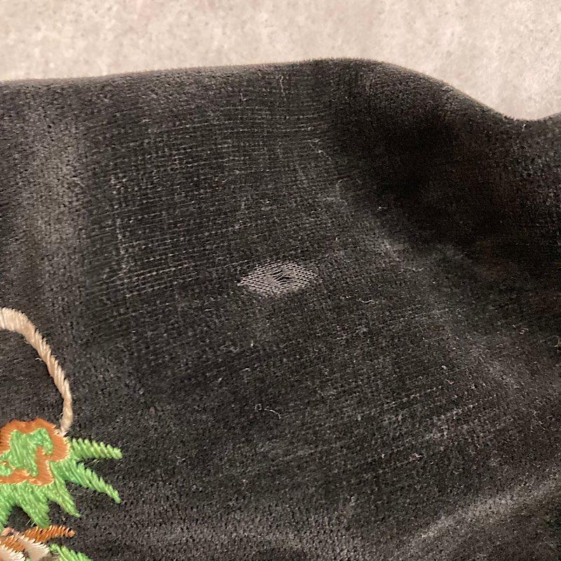 50's JAPAN SOUVENIR Reversible Jacket BLACK VELVET 50年代