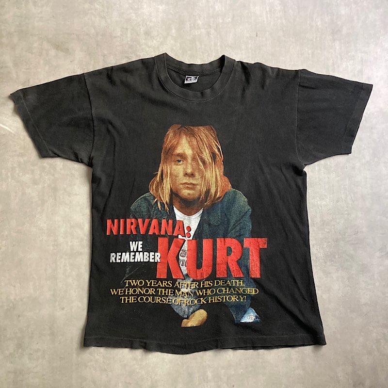 NIRVANA Cobain 追悼 メキシカンブートTシャツ NIRVANA Kurt Cobain