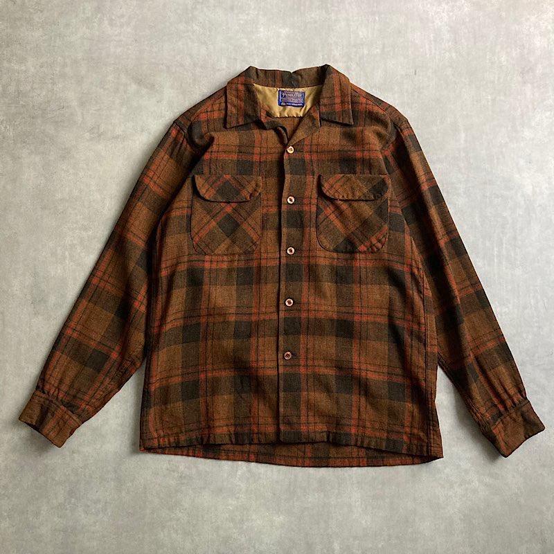 PENDLETON（ペンドルトン） 70's PENDLETON Wool Open Collar Box