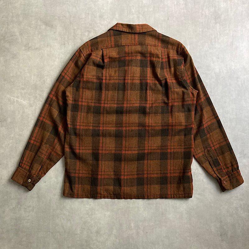 PENDLETON（ペンドルトン） 70's PENDLETON Wool Open Collar Box