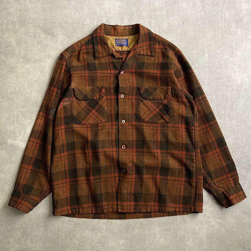 PENDLETON（ペンドルトン） 70's PENDLETON Wool Open Collar Box