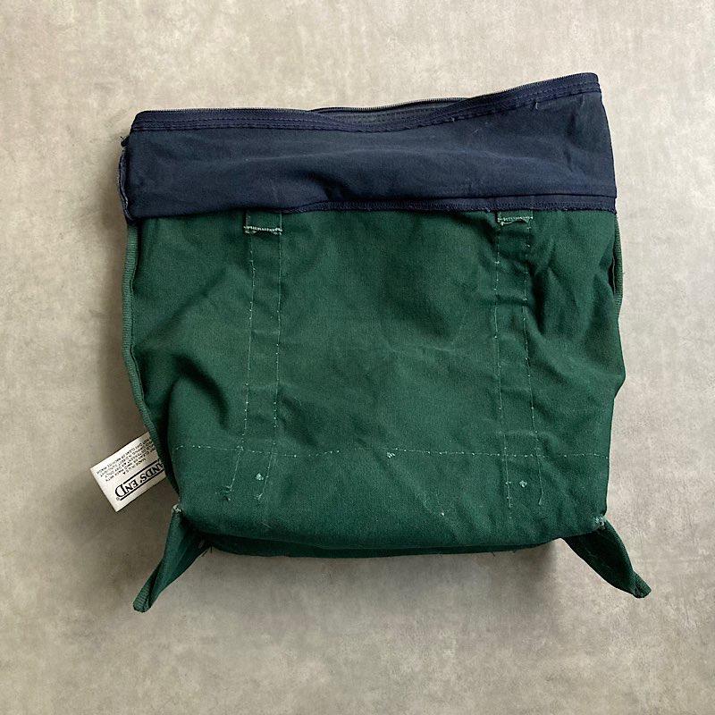 L.L.Bean（エルエルビーン） 80〜90's LANDS'END Tote Bag GRN/NAVY