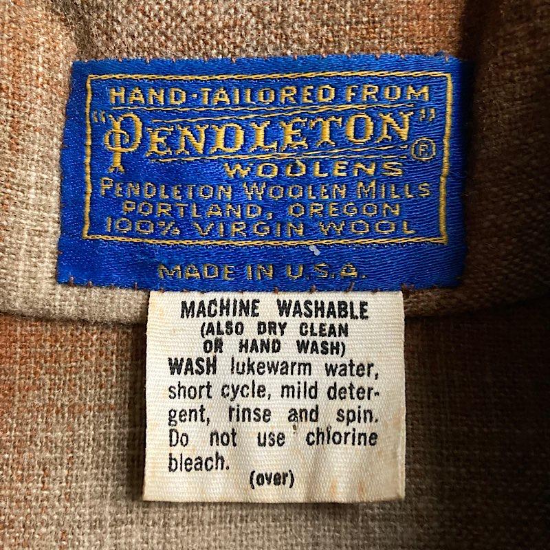 70's PENDLETON Ombre Check Western Shirt Made in USA 70年代 ペン