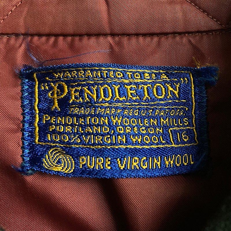 60's PENDLETON Ombre Check Wool Shirt 60年代 ペンドルトン オンブレ