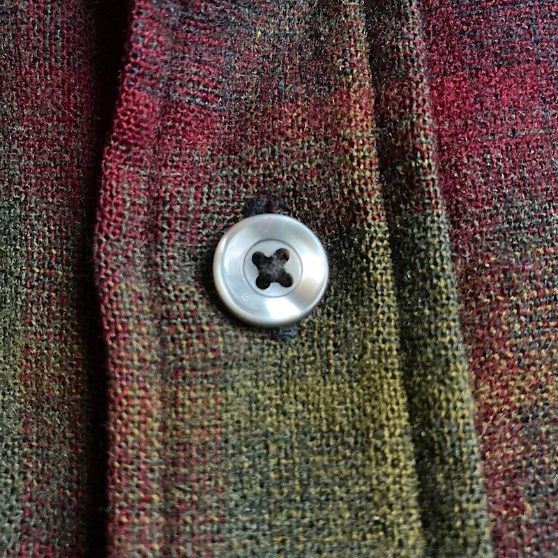 60's PENDLETON Ombre Check Wool Shirt 60年代 ペンドルトン オンブレ
