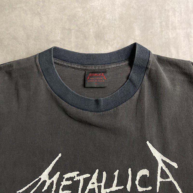 90's METALLICA NOWHERE ELSE TO ROAM EUROPE'93 TOUR T-Shirts BLACK