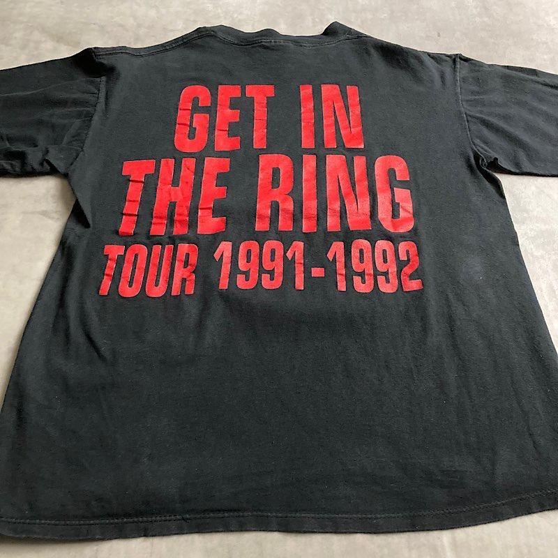 90's GUNS'N ROSES CIVIL WAR GETIN THE RING TOUR 91-92 T-ST BLACK/L
