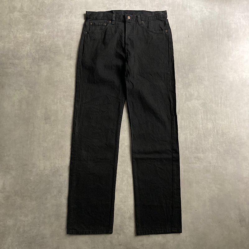 90's Levi's 501-0660 Black Denim Pants Made in USA W34L32 90年代