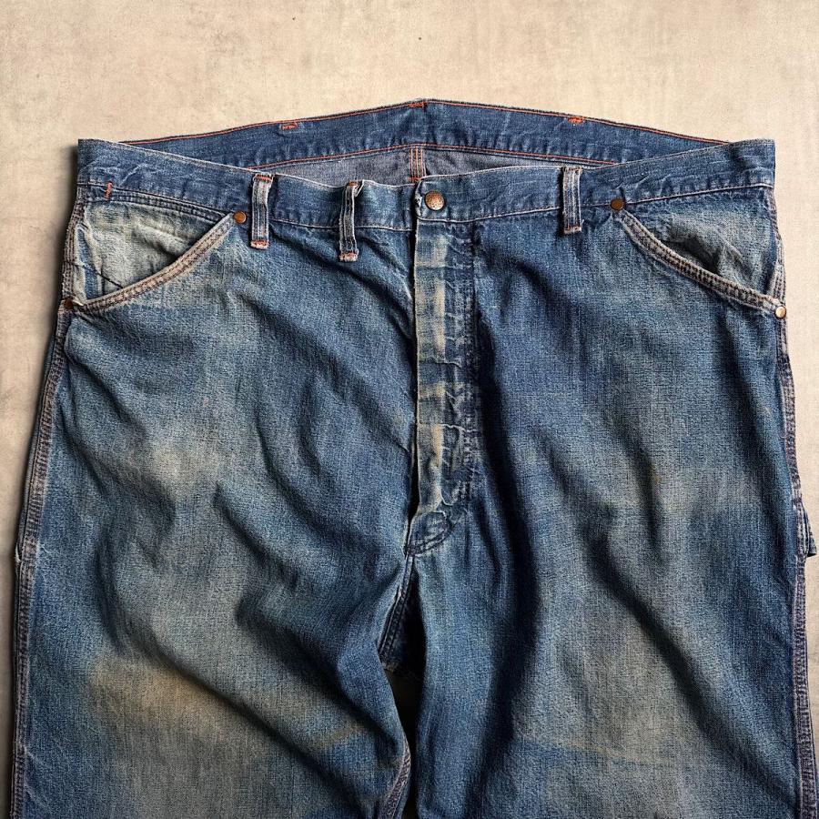 BIG SIZE!!70's WRANGLER Denim Painter Pants W44/L32 70年代