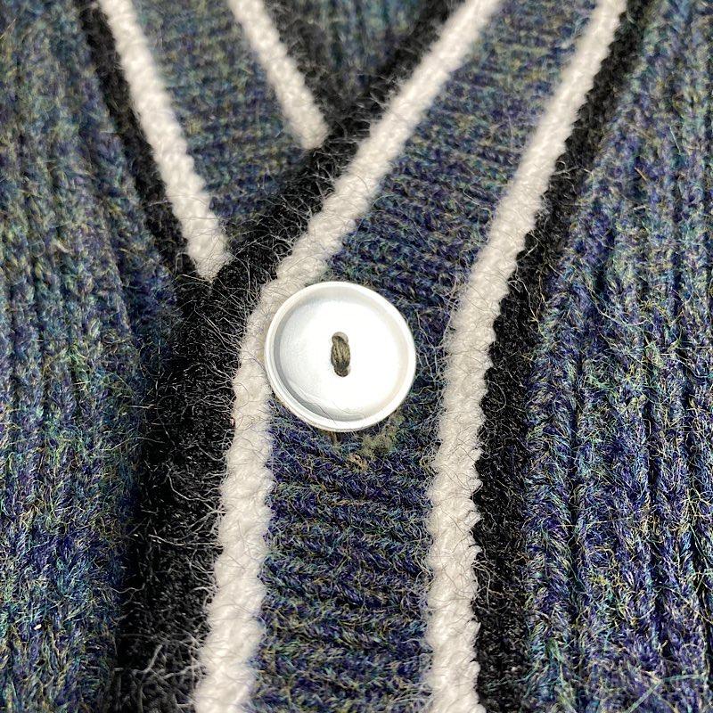 60's KANDAHAR Acrylic Cardigan Made in USA M 60年代 カンダハー