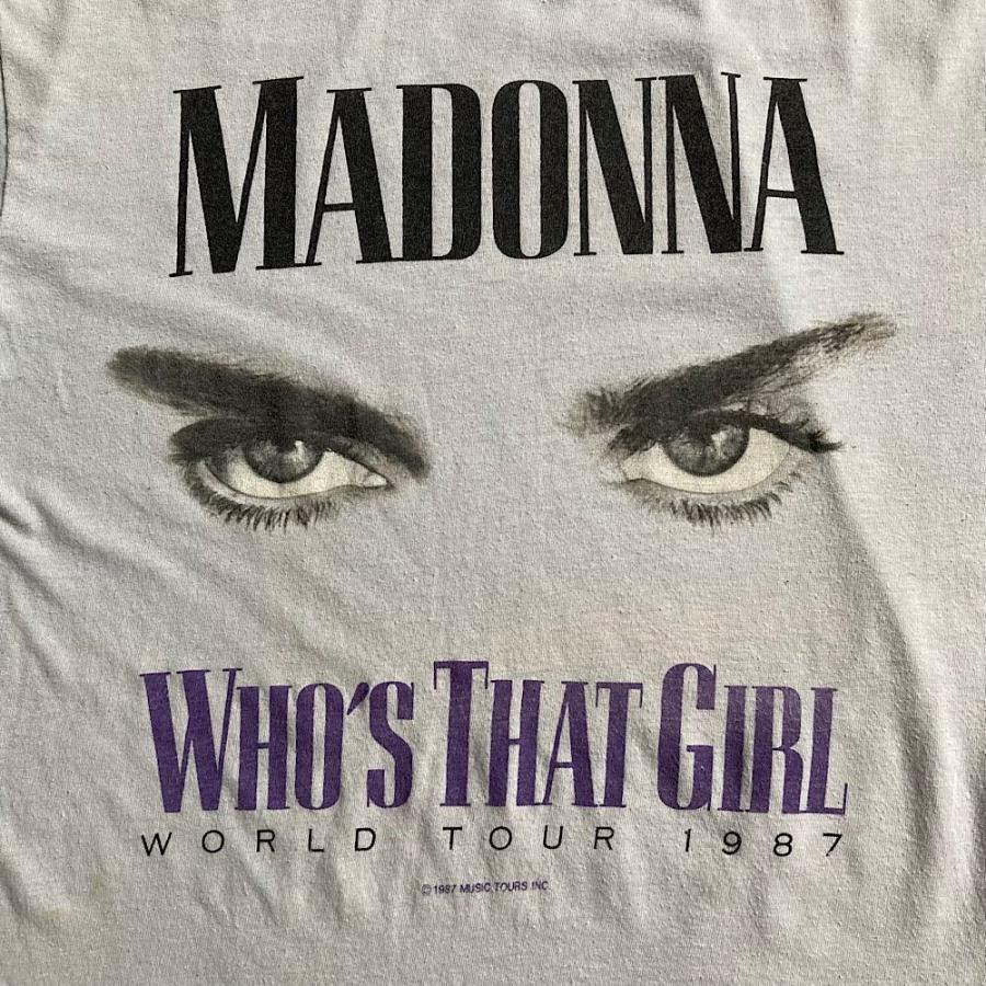 80's MADONNA WHO'S THAT GIRL World Tour T-shirt Made in USA