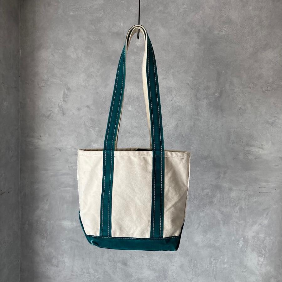 LLビーン BOAT AND TOTE ロングハンドル　サイズS 80's 80's L.L.Bean Long Handle Boat and Tote Bag GRN Small 80年代