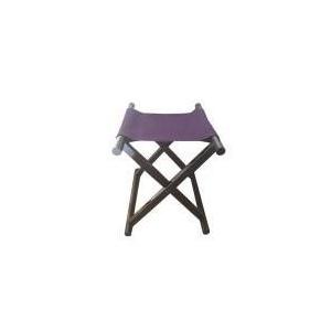 海外並行輸入正規品 和風 木製 スツール ) いす 椅子 チェア フォールディング 折りたたみ ( 日本製 座敷 和室 パープル ブラック スツール