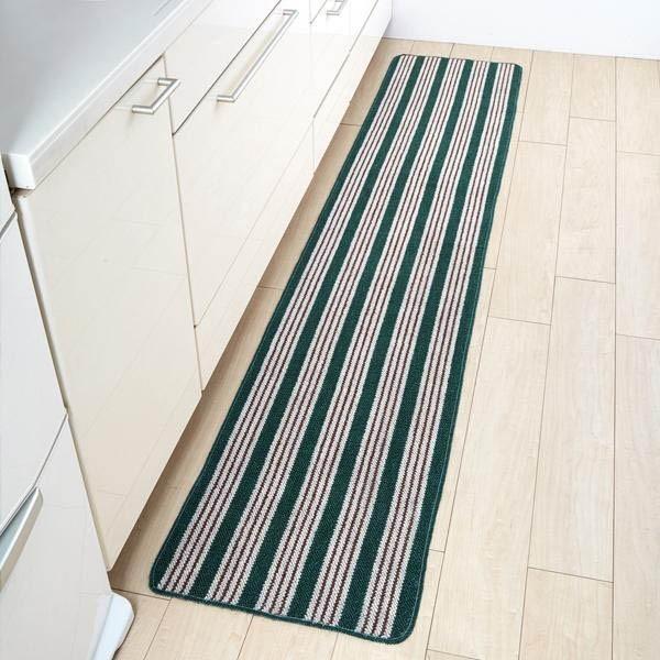 キッチンマット キッチン マット おしゃれ 北欧 240 クッション ロング 大判 幅広 ラグ 滑り止め 洗える 洗濯 45 240 ボーダー 超安い
