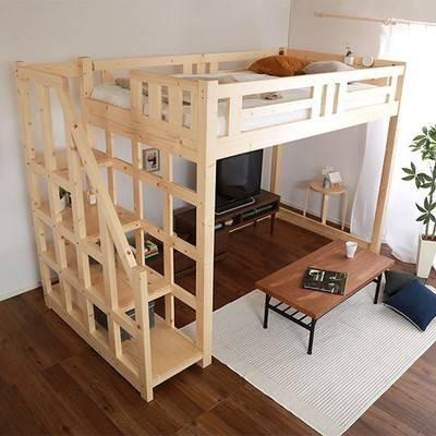 最安値挑戦 ロフトベッド ロフトベット 一人暮らし 子供 大人用 階段 安全 丈夫 子供部屋 木製 すのこ 姫系 宮 セミダブル 年最新海外 Zoetalentsolutions Com