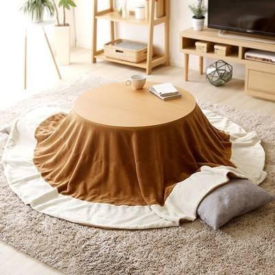 値頃 木製 センターテーブル こたつ 円形 丸型 一人暮らし おしゃれ 木製 センターテーブル こたつ おしゃれ 掛け布団 セット こたつ布団 安い 幅70 円形 丸型 一人暮らし こたつ