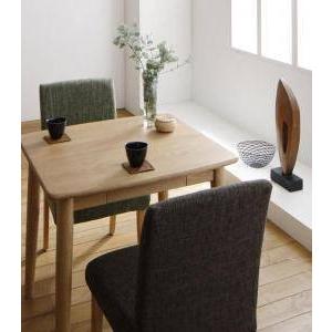ダイニングテーブルセット 2人用 椅子 一人暮らし コンパクト 小さめ おしゃれ 北欧 3点 (机+チェア2脚) 幅75 デザイナーズ スタイリッシュ 無垢 引き出し 収納