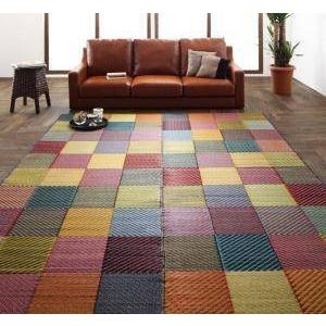 い草ラグ い草マット 夏 アジアン ラグ ひんやり 涼しい ござ 畳 国産 リビング 長方形 191×250 3畳 ( 極厚 12mm ) 日本製 エスニック モダン デザイン 幾何学