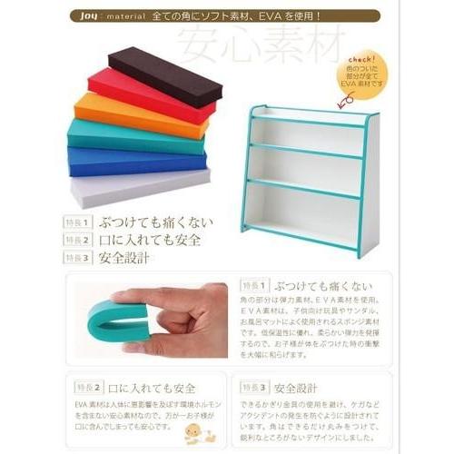 本棚 おしゃれ 北欧 収納 整理 棚 ラック 大容量 子供 単行本 文庫 漫画 cd dvd ( スリム ) 約 幅65 奥行30 高さ90 ロータイプ 低い 可愛い 姫 a4 教科書 3段の画像