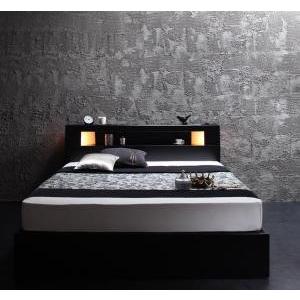 シングル ベッド チェスト 下収納 引き出し 大容量 宮 棚 スマホ ラック ライト コンセント 充電 収納 フレーム おしゃれ 照明 マルチラスSSマットレス付