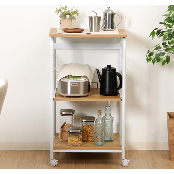 最大67 オフ レンジ台 レンジラック おしゃれ 北欧 安い キッチン 収納 棚 ラック スライド 炊飯器 大容量 スリム キャスター ワゴン 白 ナチュラル 幅52 奥行41 高さ90 Babylonrooftop Com Au