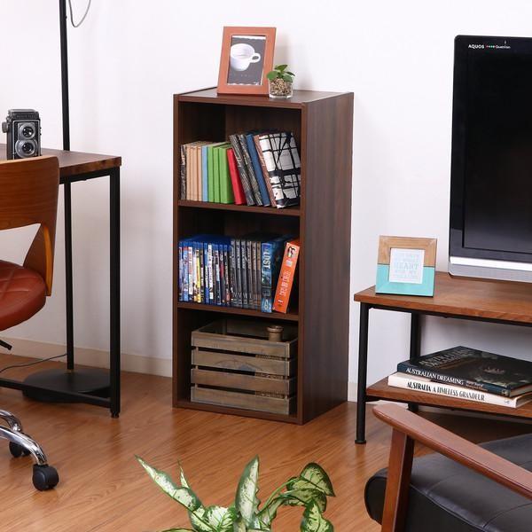 本棚 おしゃれ 北欧 安い 収納 整理 棚 ラック 大容量 子供 シェルフ 書棚 単行本 コミック 漫画 マンガ Cd Dvd マガジンラック ブラウン 幅42 奥行29 高さ Kag Navio 通販 Yahoo ショッピング