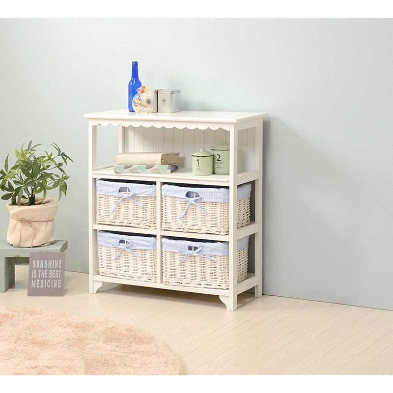 オープンラック 引き出し 収納ボックス付き キャビネット オープンシェルフ おしゃれ 北欧 木製 安い 棚 ラック 収納 キッチン 台所 整理棚 リビング収納 収納棚 Kag Navio 通販 Yahoo ショッピング