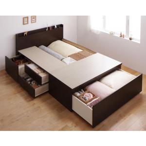 特売 ダブルベッド 2人 マットレス付き チェストベッド ベッド下収納 引き出し 大容量 宮 棚 携帯 リモコン 収納 コンセント スマホ 充電 電気 布団収納 ヴィンテージ 安い購入 Mcla2270 Odns Fr