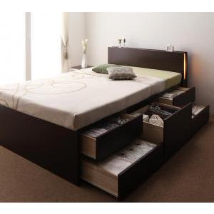 シングルベッド 一人暮らし マットレス付き チェスト ベッド下 収納 引き出し 大容量 宮 棚 携帯 リモコン 照明 読書灯 ライト 電気 コンセント スマホ 充電