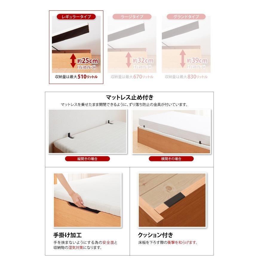 公式 グッズ シングルベッド 一人暮らし フレームのみ 跳ね上げ式ベッド ガス圧 ベッド下 収納付き 大容量 ヘッドレス ヘッドボードなし ヴィンテージ メンズ モダン レトロ 【FKP1552848989】(55661円)