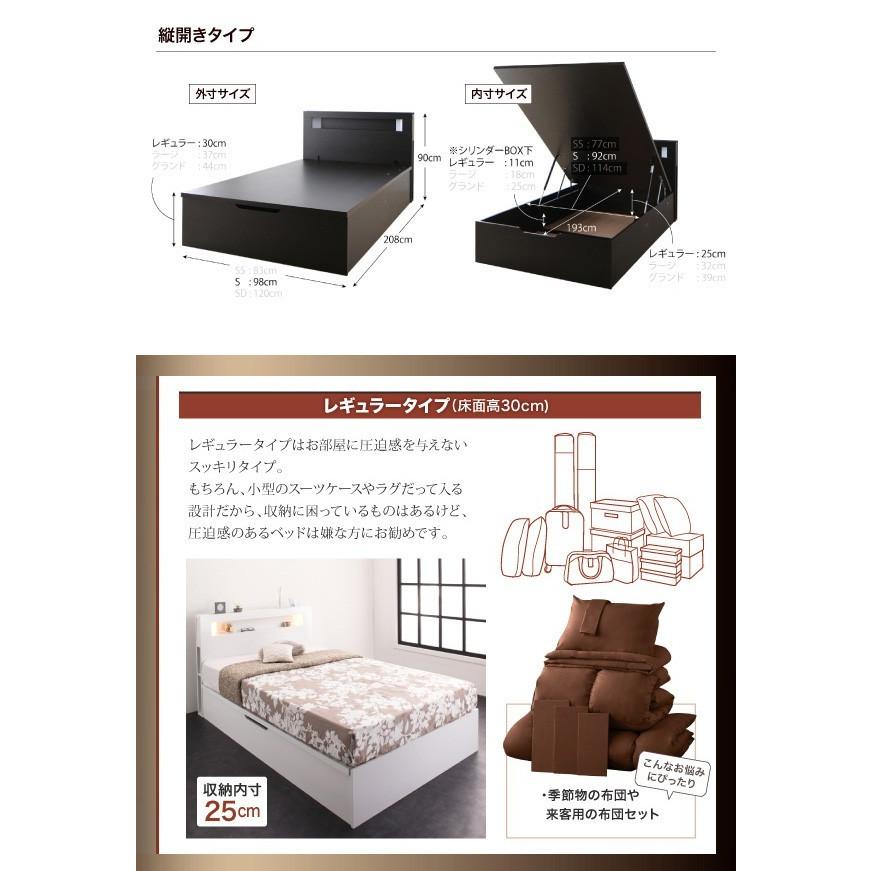 【新登場】 シングルベッド 一人暮らし マットレス付き 跳ね上げ式ベッド ガス圧 ベッド下 収納付き 大容量 宮 棚 携帯 収納 照明 読書 ライト コンセント スマホ 充電 【DG1642652614】(58880円)