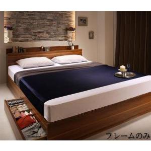 爆安プライス ダブルベッド 2人 フレームのみ チェストベッド ミドル ベッド下収納 引き出し 大容量 宮 棚 携帯 リモコン 収納 コンセント スマホ 充電 電気 ヴィンテージ 在庫有 Feltfetish Com