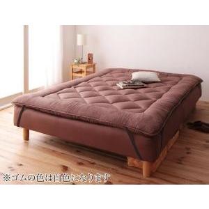 ベッド シングル 脚付き マットレスベッド ベンチ ローベッド ヘッドレス 分割 おしゃれ 姫系 かわいい 子供 分割式 ハーフ 2way 敷きパッド付 ポケットC 脚15