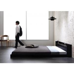 ベッド セミダブル ローベッド 低い 棚 ラック 宮付き 携帯 スマホ メガネ リモコン コンセント 充電 フレーム おしゃれ モダン マルチラスSSマットレス付き